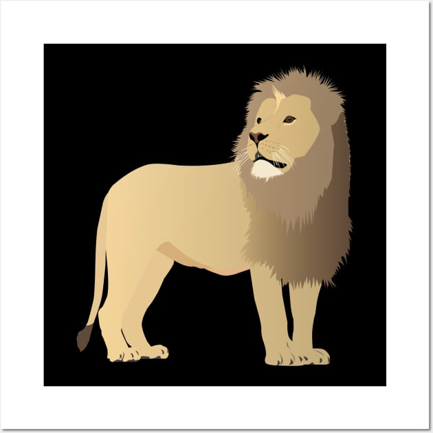 Lion Wall Art by NorseTech